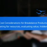 Cost Considerations for Breakdance Products: budgeting for resources, evaluating value, hidden fees