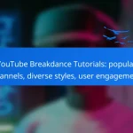 YouTube Breakdance Tutorials: popular channels, diverse styles, user engagement